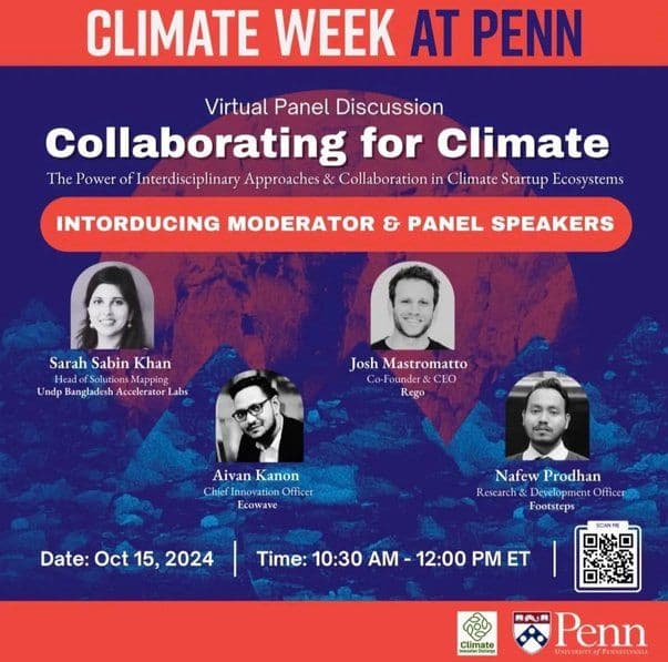 Climate Week at Penn 2024 session poster (4)